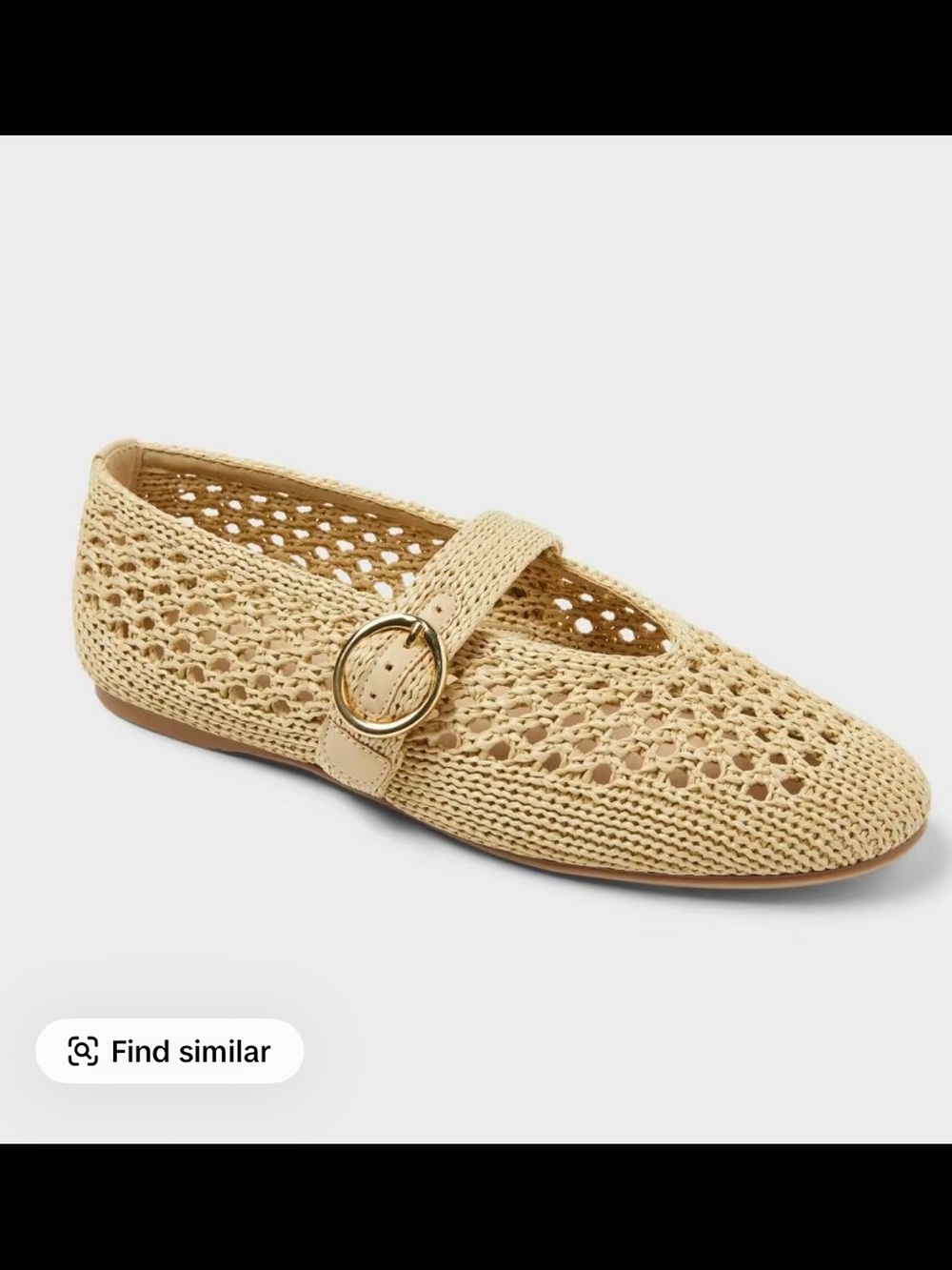 Women's Sia Knit Woven Mary Jane Flats - Universal Thread